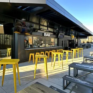 The Bar Inside the Main Building is also Accessible from Outside
