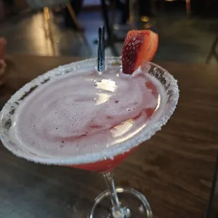 a strawberry margarita