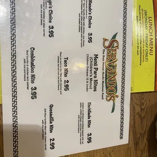 Kids menu (feb 2022)