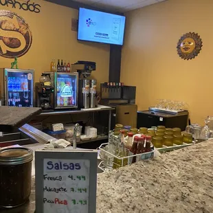 sushi and sashimi, interior