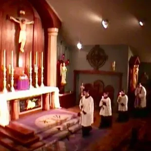 Stations of The Cross in Colorado Springs at Servants of The Holy Family during Lent