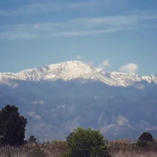 Our view of Pikes Peak