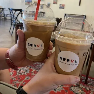 Vanilla Lavender espresso and red panda