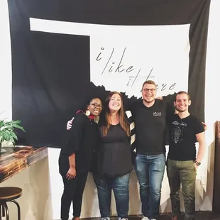 Tapestry by the window bar