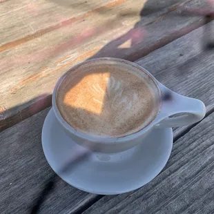 Chai latte with oat milk