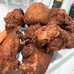 Dry rub wings