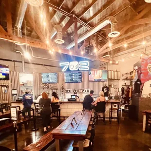 Pretty hip with wall art industrial interior