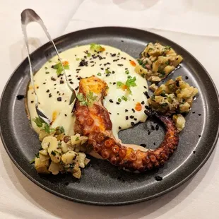 Grilled octopus