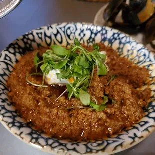 Roasted red pepper and walnut dip - amazing!