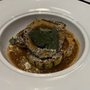 Hearth roasted delicata squash
