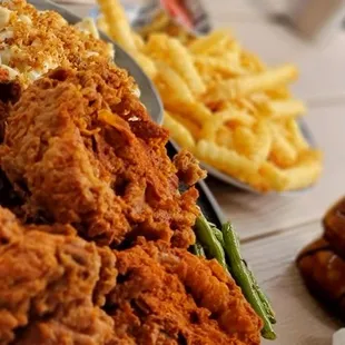 Nashville Hot 4 piece dinner