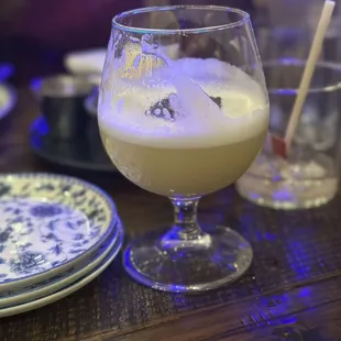 Mango sticky rice drink