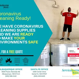 Coronavirus Cleaning Services ServiceMaster Albuquerque