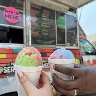 Our employees loved their shaved ice choices