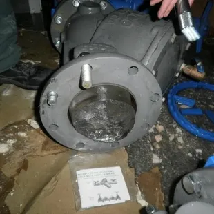 BEFORE CBRE Properties Commercial Water Damage