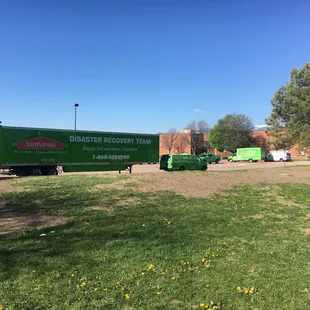 Doherty High School Fire - SERVPRO arrived to help with this large loss in Colorado Springs, CO