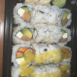 Sweet Potato Roll &amp; Philly Roll