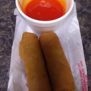 Egg rolls are alright
