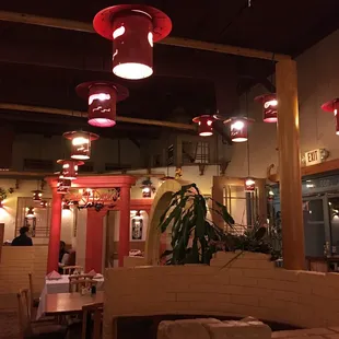 Great fusion themed decor!  Where can you find a southwestern and Chinese themed place?!