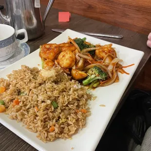 a plate of food