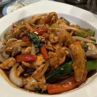 Thai basil chicken