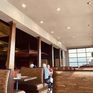 the interior of a restaurant