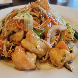 Honk Kong style fried noodles