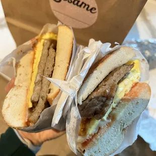 Long Island with sausage