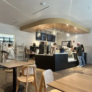 he interior of a coffee shop
