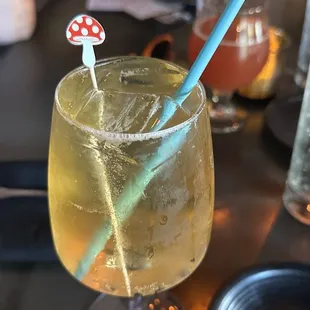 Passion fruit mushie cocktail