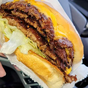 Triple Cheeseburger.  Outstanding!