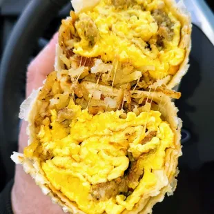 Sausage Breakfast Burrito