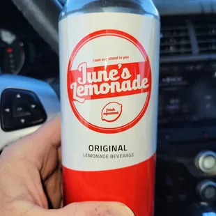 House made lemonade.  Proceeds go to charity.