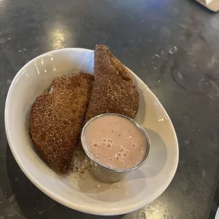Churro Cheesecake Empanadas