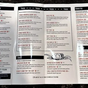 Menu (2 of 2)