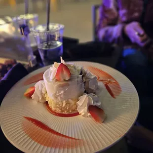 fireside dinner and dessert