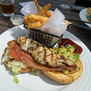 Grilled Grouper Sandwich