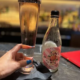 Wolfers dry rosé cider $10