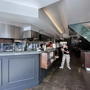 a chef preparing food