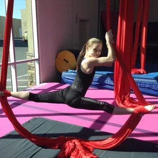 Aerial Silks.