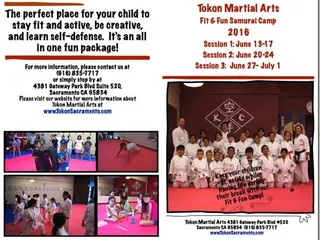 Tokon Fit and Fun Samurai Summer Camp