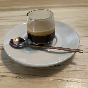 Espresso with perfect crema