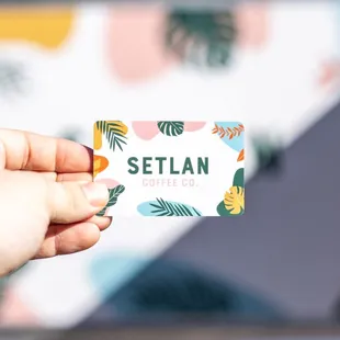 We offer gift cards!