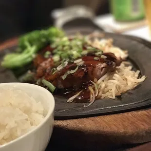 Steak teriyaki