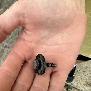 This is the nail pulled out of our tire.