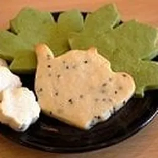 Green Tea Short bread &amp; Sesame seeds Short bread