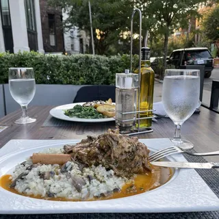 Lamb shank risotto