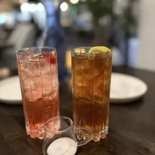 Shirley Temple and Iced Tea