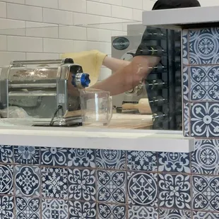 sushi and sashimi, interior