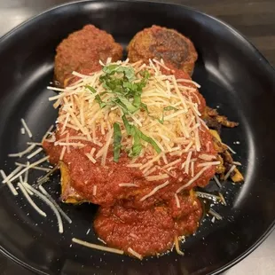 Lasagne plus extra meatballs